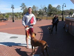 I think that this congenial student will be a good advocate as he wears a KoreanDogs.org hat and carries a KoreanDogs.org tote bag around the Florida State University campus.