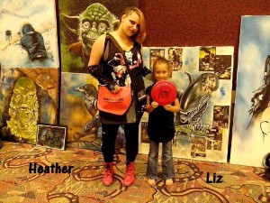 Heather and her daughter Liz both look cute in their outfits.