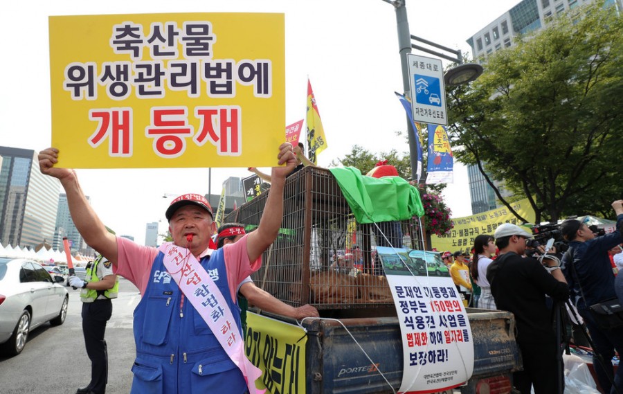 Dog farmers demand that their industry be legalized - Hankyoreh 100817