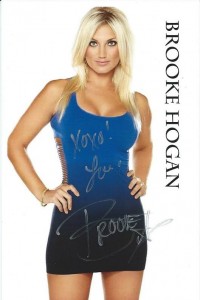 Brooke sells autographed photos at a very reasonable price.